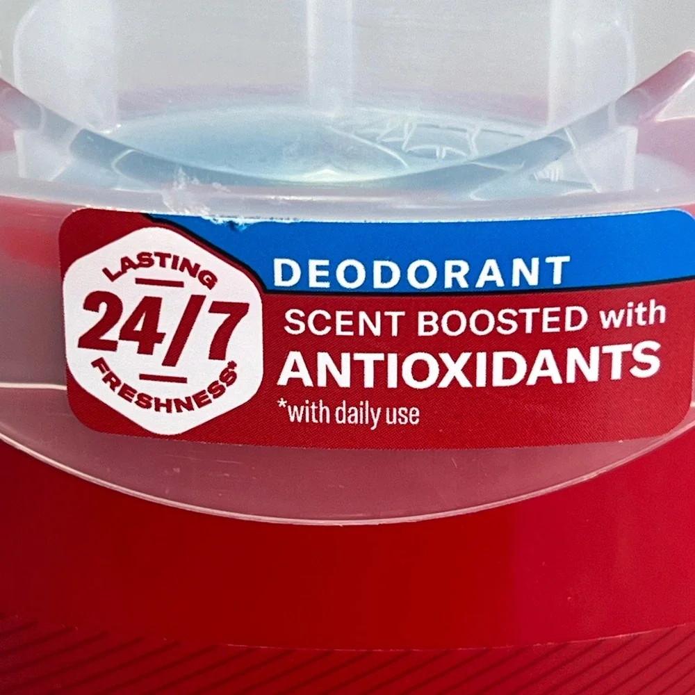 Old Spice Deodorant Red Steel Titan Aged Oak Aluminum Free Masculine 3.0oz‎